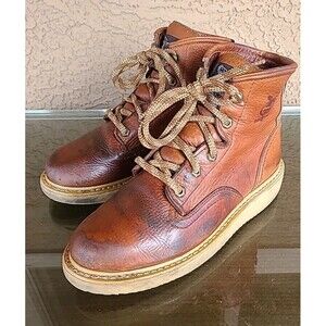 Georgia Boot 6" Soft Wedge Boot Barracuda Gold G6152 Men's 8.5 Work Construction